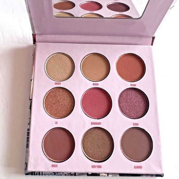 OKALAN FANCY EYESHADOW PRESSED POWDER THE BURGUNDY PALETTE - Picture 2 of 7